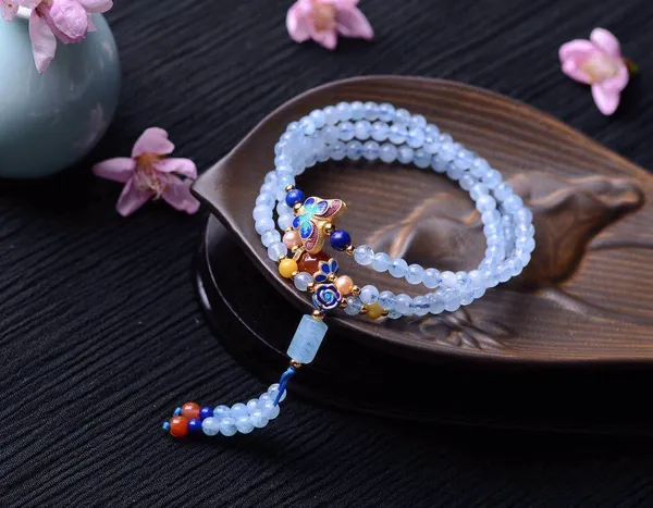 Aquamarine Bracelet — still life