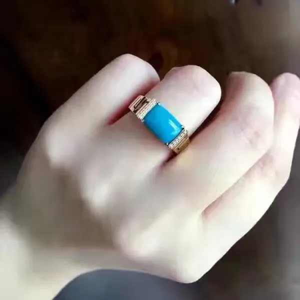 Turquoise Ring — worn